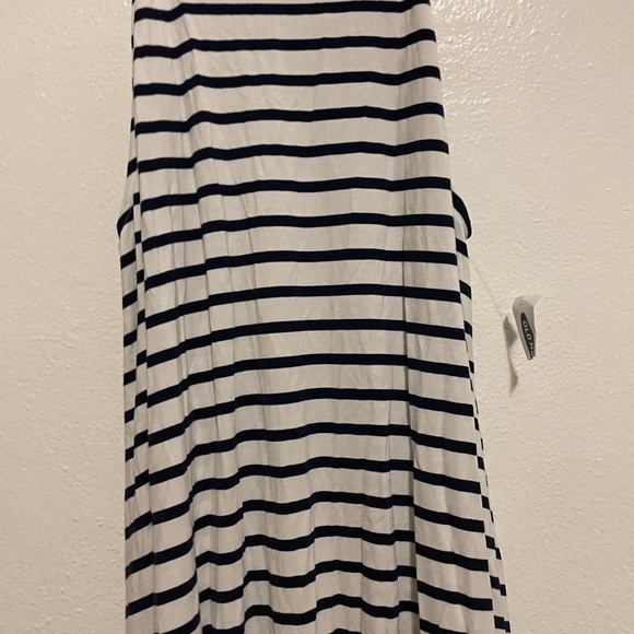 Old Navy Blue & White Striped Halter Swing Dress Size Small - Picture 4 of 6